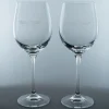 Pebble Beach Concours D'Elegance Set Of 2 White Wine Glasses Clearance