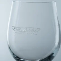 Pebble Beach Concours D'Elegance Set Of 2 White Wine Glasses Clearance