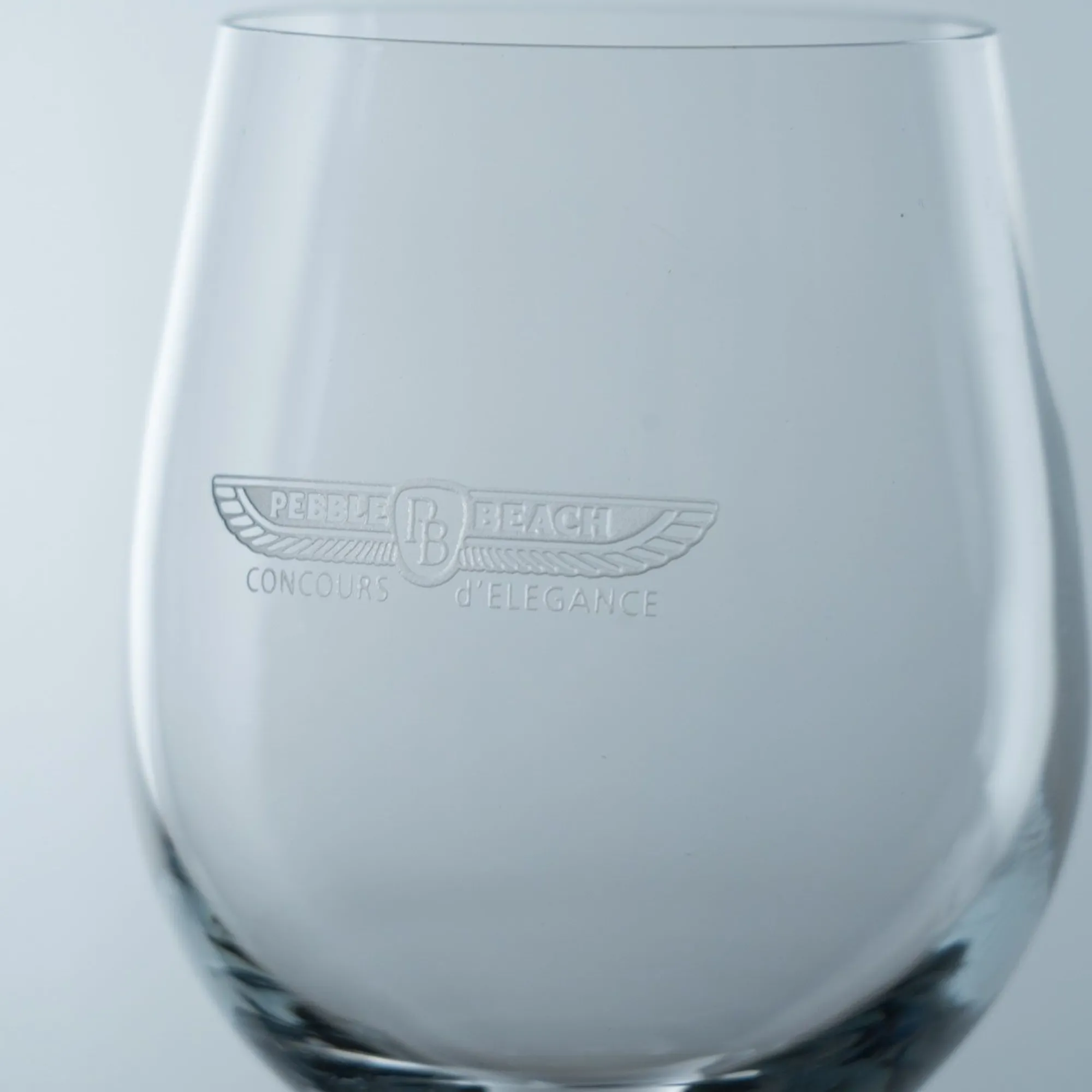 Pebble Beach Concours D'Elegance Set Of 2 White Wine Glasses Clearance