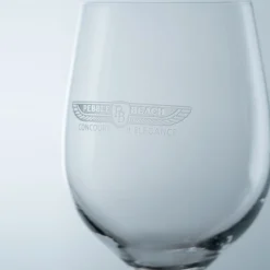 Pebble Beach Concours D'Elegance Set Of 2 Red Wine Glasses Fashion