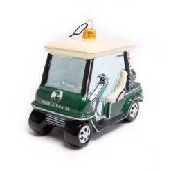 Pebble Beach Golf Cart Holiday Ornament By Joy To The World Collectibles New