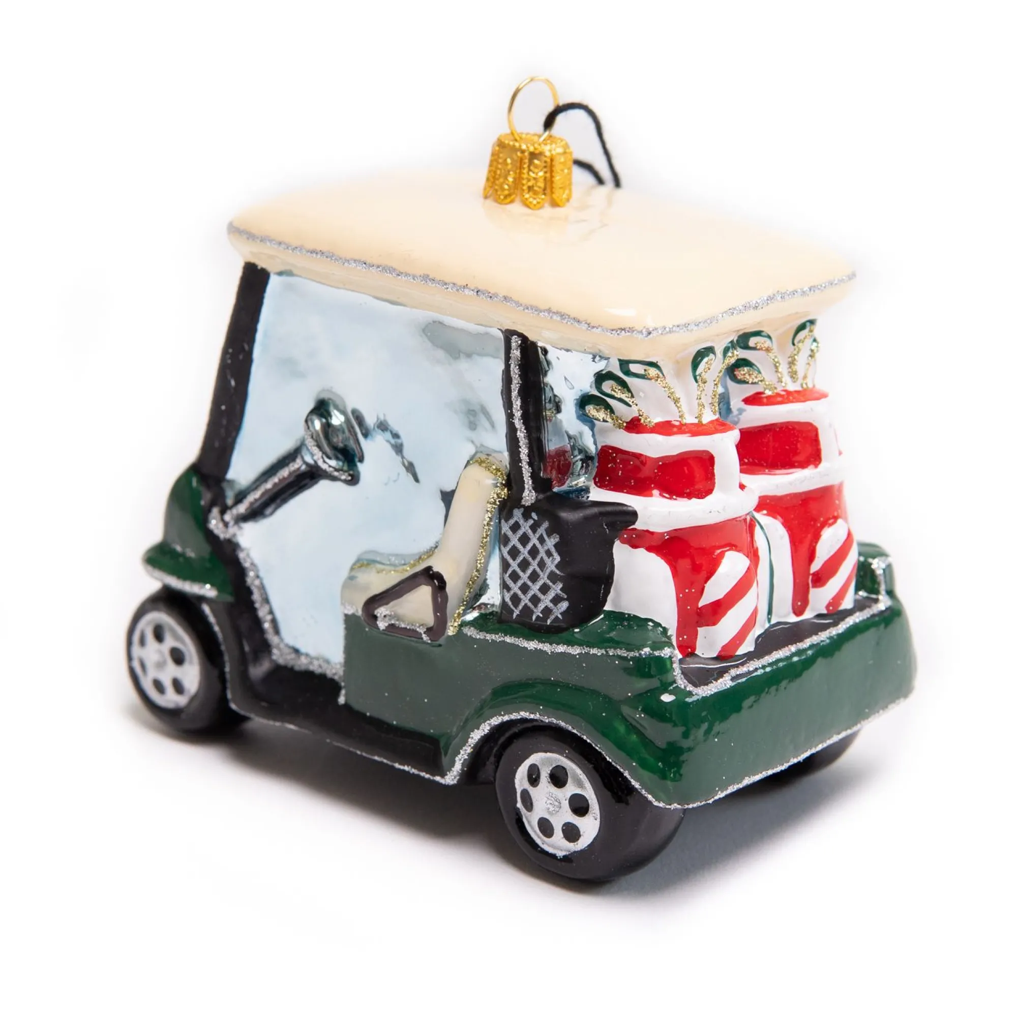 Pebble Beach Golf Cart Holiday Ornament By Joy To The World Collectibles Fashion