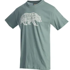 Pebble Beach Bear Map Tee By American Needle New