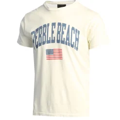 Pebble Beach Black Label Usa Flag Tee By Original Retro Brand Online