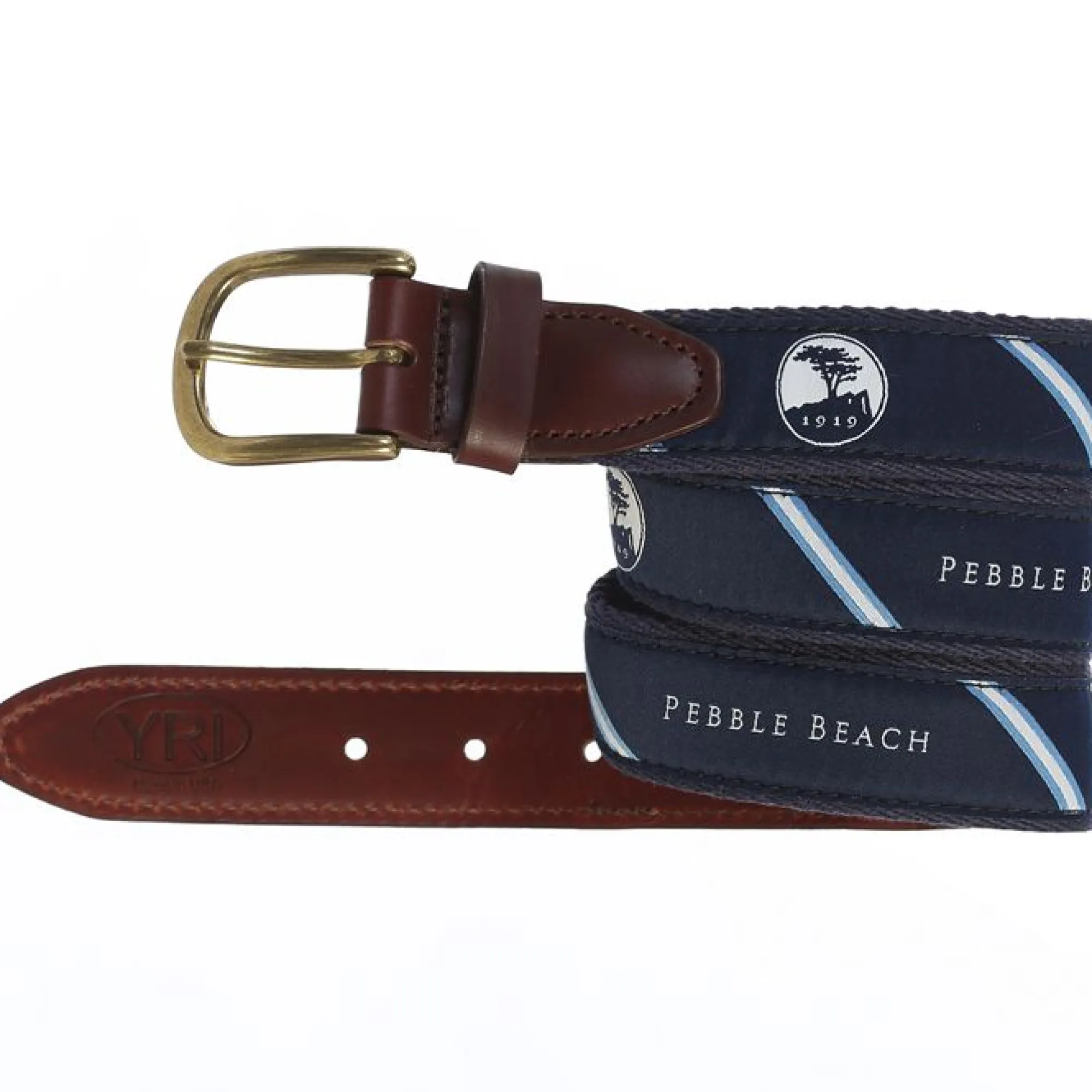 Pebble Beach Diagonal Ribbon Belt Sale