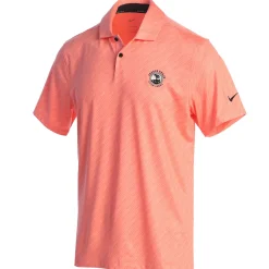 Pebble Beach Dri-Fit Vapor Stripe Pink Gaze Polo By Nike Discount