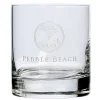 Pebble Beach Etched Double Old Fashioned Glass Online