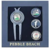 Pebble Beach Four Course Wave Divot Tool & Ball Markers Set Online
