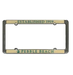 Pebble Beach Golf Links License Plate Frame Hot