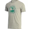 Pebble Beach Heather Comfort Logo Tee By American Needle Online