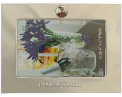 Pebble Beach Heritage Logo Horizontal & Vertical Silver Picture Frames New