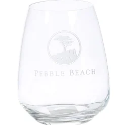 Pebble Beach Heritage Logo Stemless Red Wine Glass Best