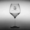 Pebble Beach Heritage Logo Pinot Noir/Burgundy Wine Glass Clearance
