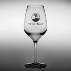Pebble Beach Heritage Logo Chardonnay/Sauvignon Blanc/ Pinot Grigio White Wine Glass Hot