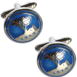 Pebble Beach Heritage Logo Enamel Boxed Cufflinks Fashion