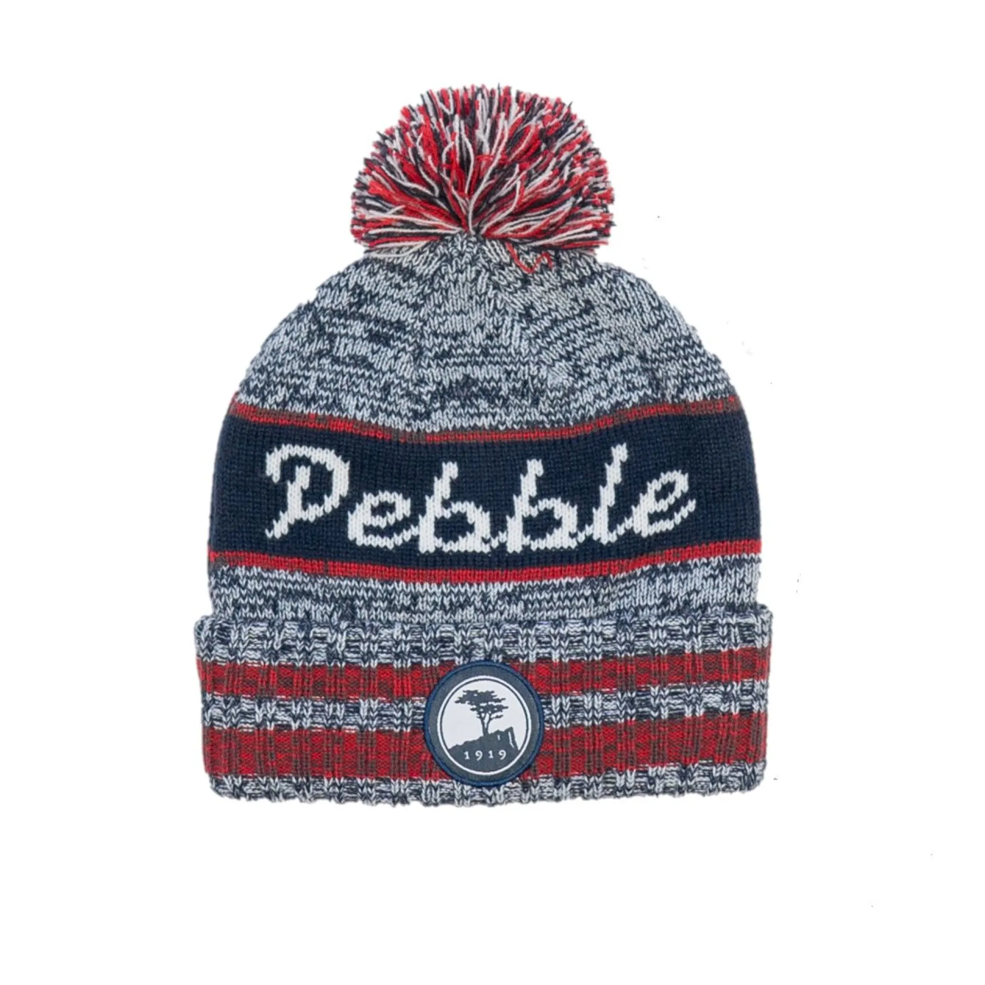 Pebble Beach Jacquard Knit Beanie By Pukka New