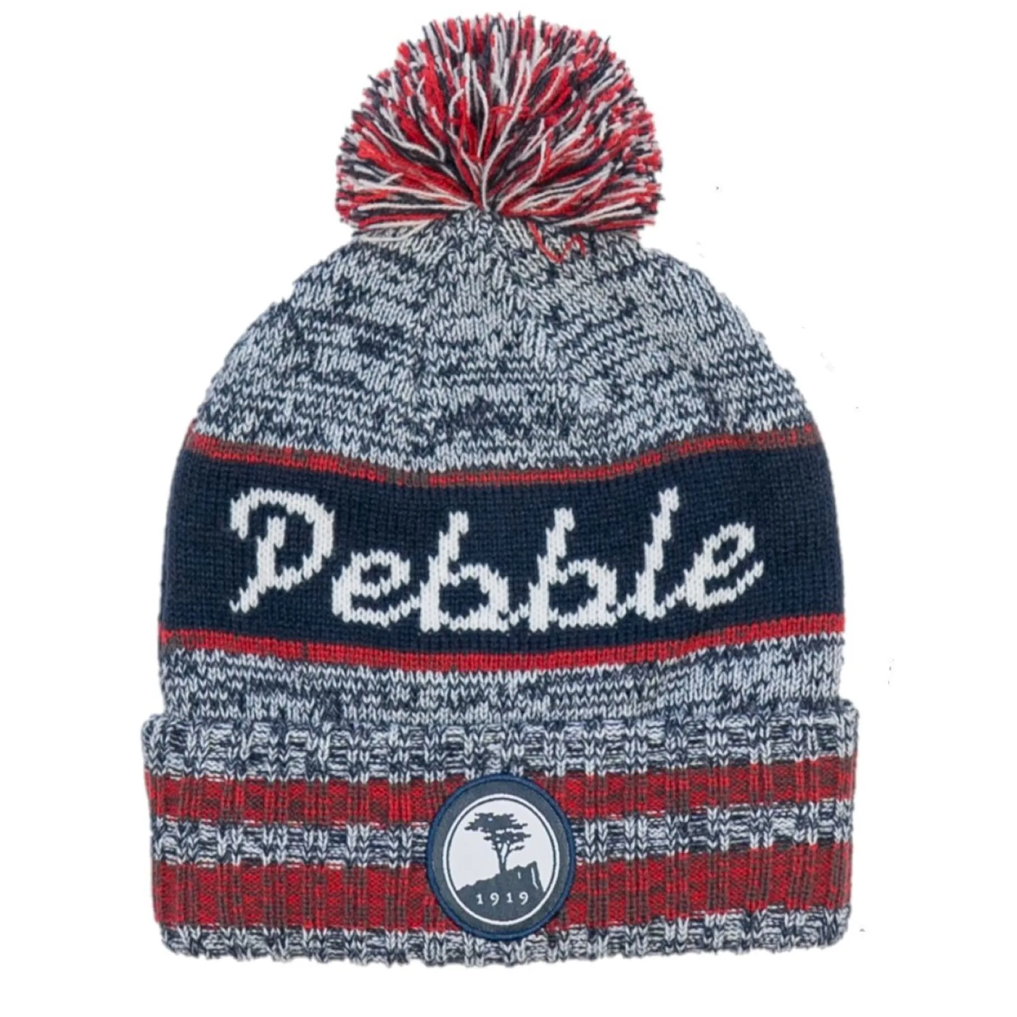 Pebble Beach Jacquard Knit Beanie By Pukka New
