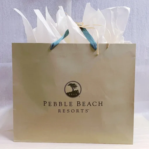 Pebble Beach Kraft Paper Gift Bag Sale
