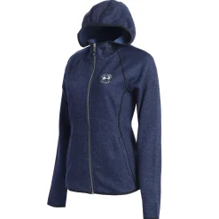 Pebble Beach Ladies Mainsail Full Zip Sweater Knit Hoodie By Cutter & Buck Discount