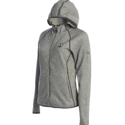 Pebble Beach Ladies Mainsail Full Zip Sweater Knit Hoodie By Cutter & Buck Discount