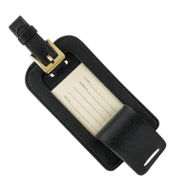Pebble Beach Leather Luggage Tag Discount