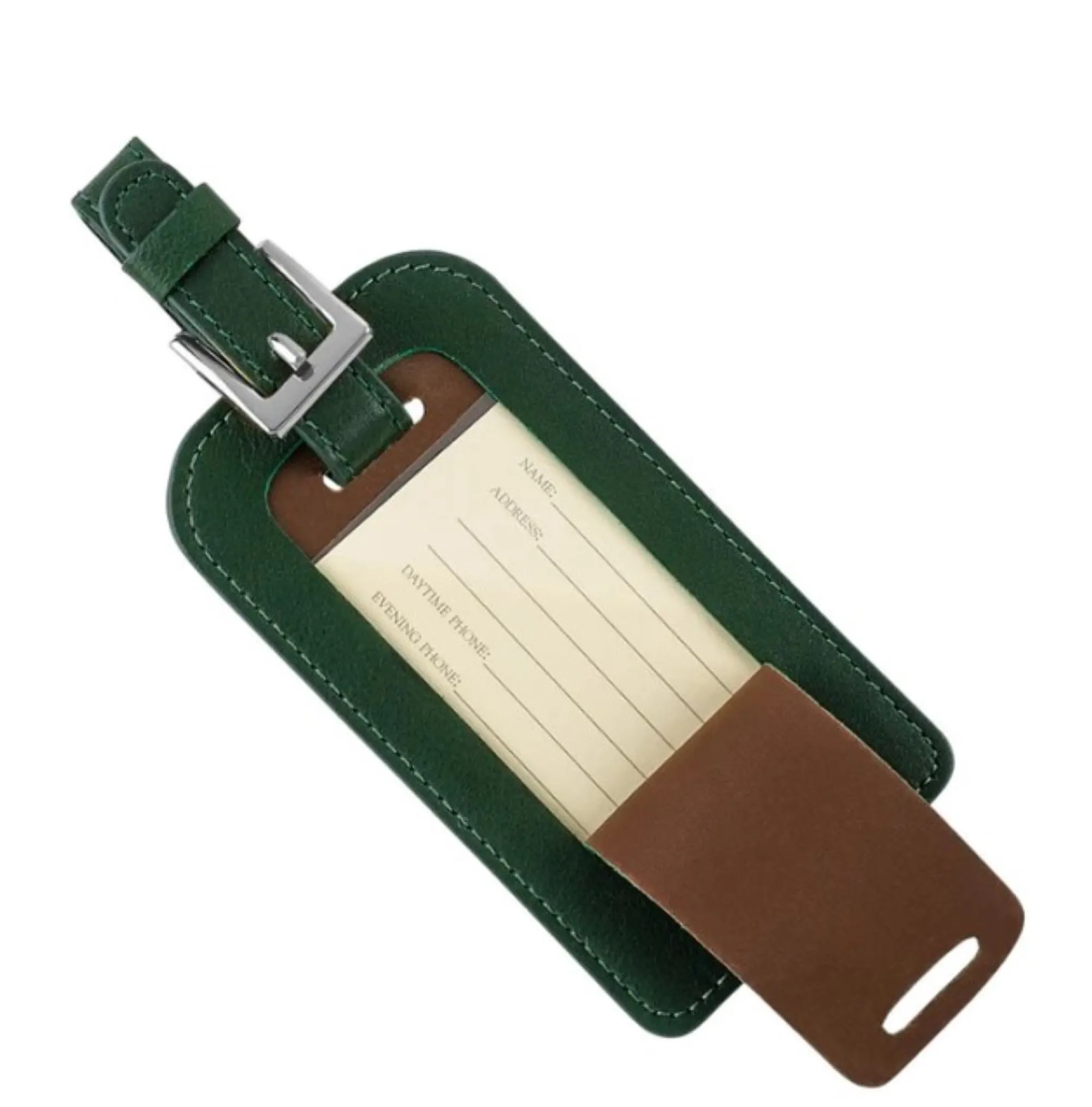 Pebble Beach Leather Luggage Tag Discount