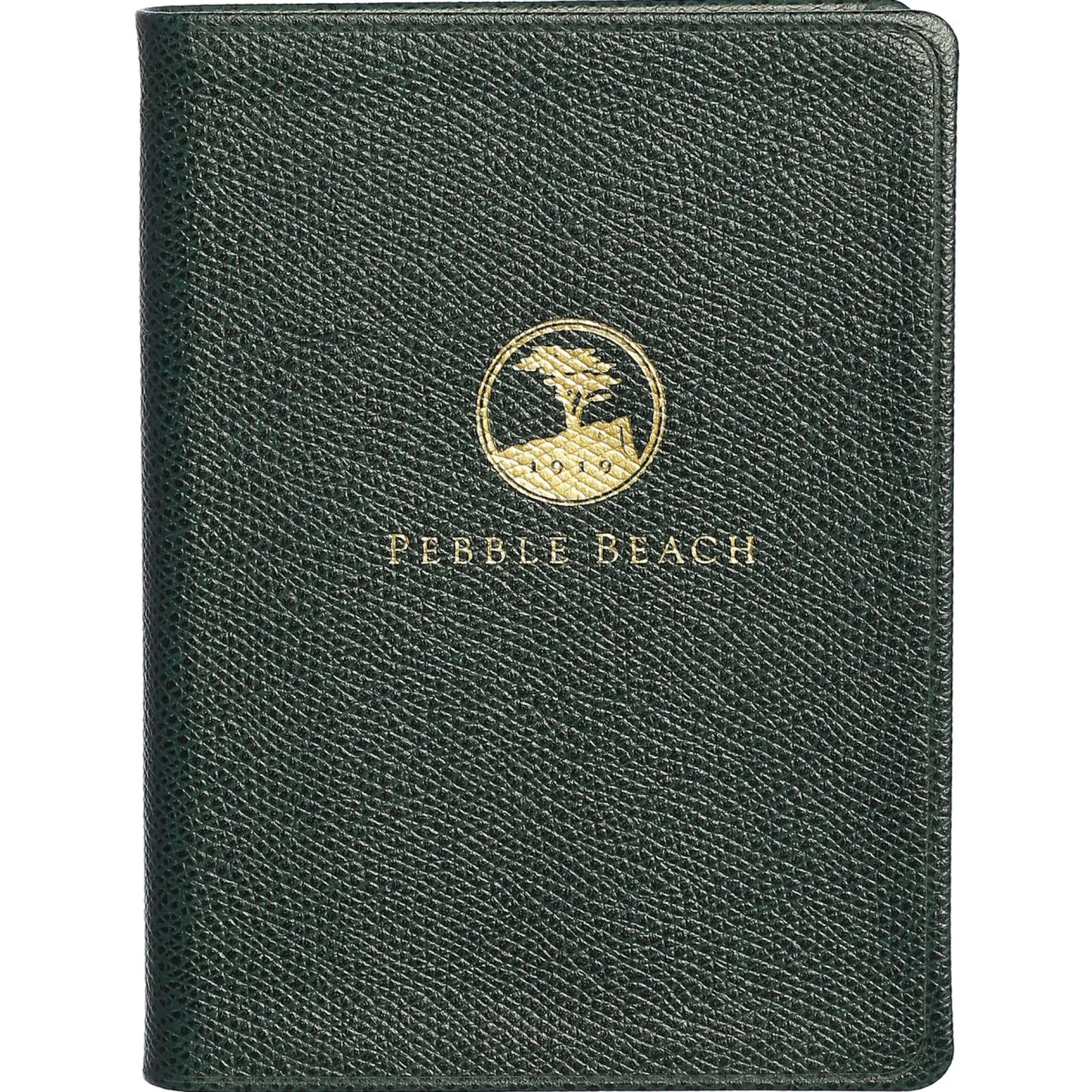 Pebble Beach Logo Leather Small Notebook Sale