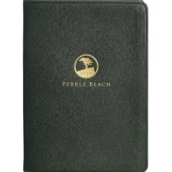 Pebble Beach Logo Leather Medium Notebook Sale