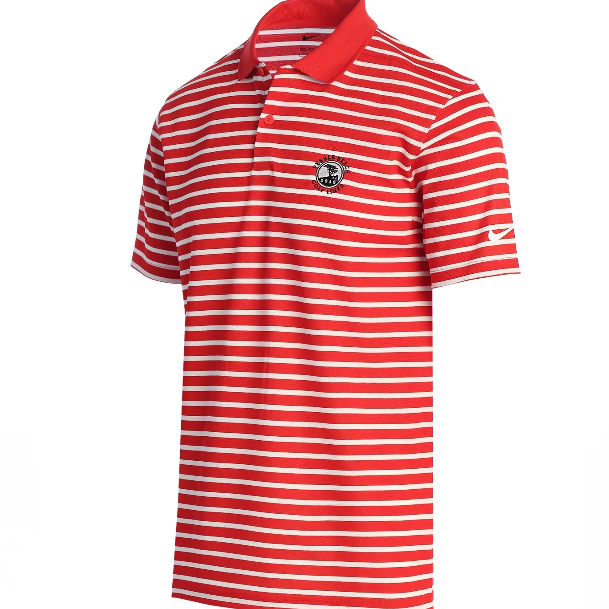 Pebble Beach Men's Dri-Fit Wide Stripe Polo By Nike Online