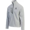 Pebble Beach Men's 'Fast Trek' 1/2 Zip Fleece By Columbia Grey Sale