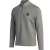 Pebble Beach Men's 3-Stripes Heather 1/4 Zip By Adidas Best