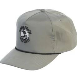 Pebble Beach Performance Rope Hat By Imperial Headwear Grey New