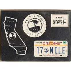 Pebble Beach 3-Piece Magnet Gift Set New