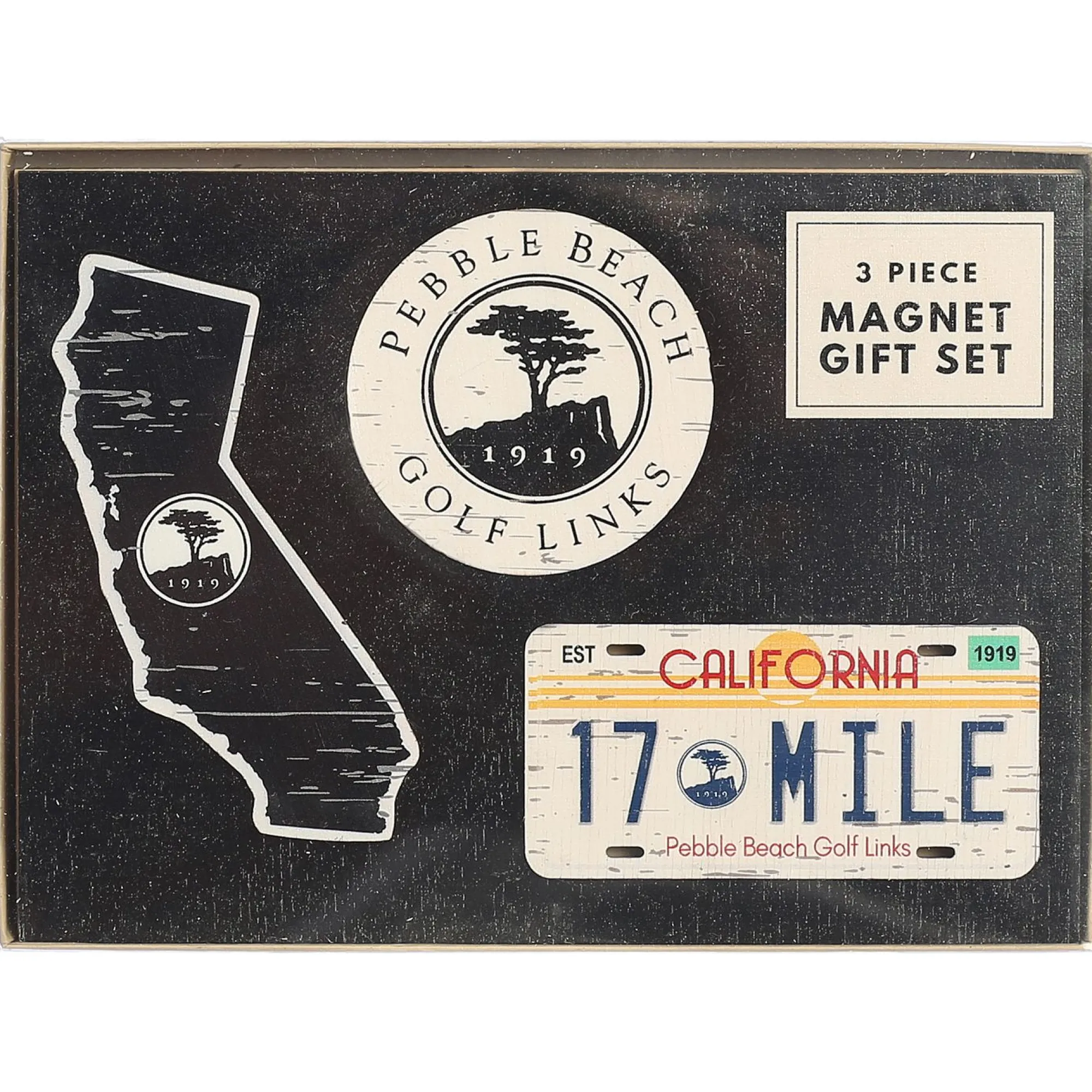 Pebble Beach 3-Piece Magnet Gift Set New