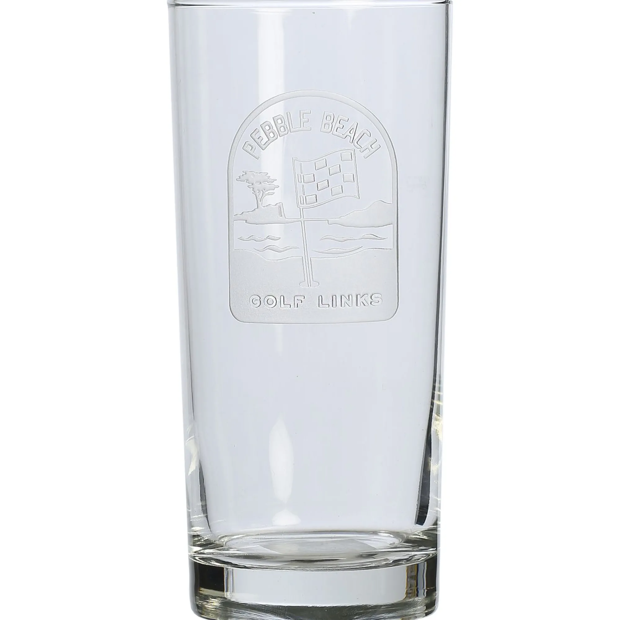 Pebble Beach Pin Flag Scene Highball Glass New