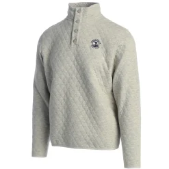 Pebble Beach Quilted Snap Collar Pullover By Divots Outlet