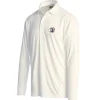 Pebble Beach Self Collar Long Sleeve Polo By Donald Ross Outlet