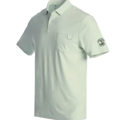 Pebble Beach Spring Bloom Go-To Pocket Polo By Adidas New