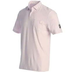 Pebble Beach Spring Bloom Go-To Pocket Polo By Adidas New
