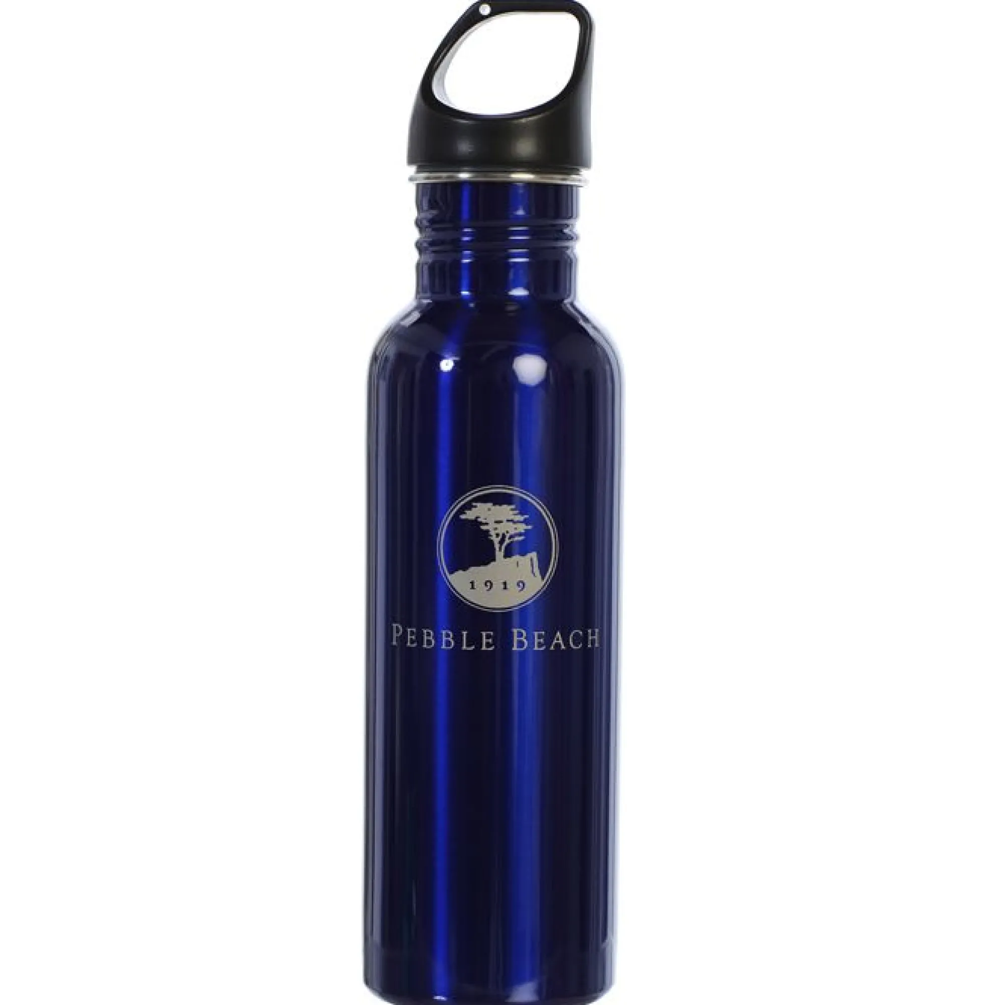 Pebble Beach Stainless Steel Etched Water Bottle Green Hot
