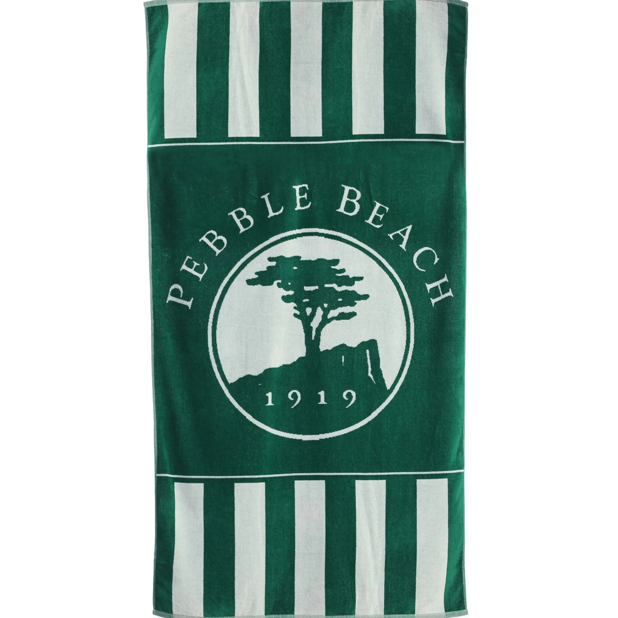 Pebble Beach Striped Beach Towel Sale
