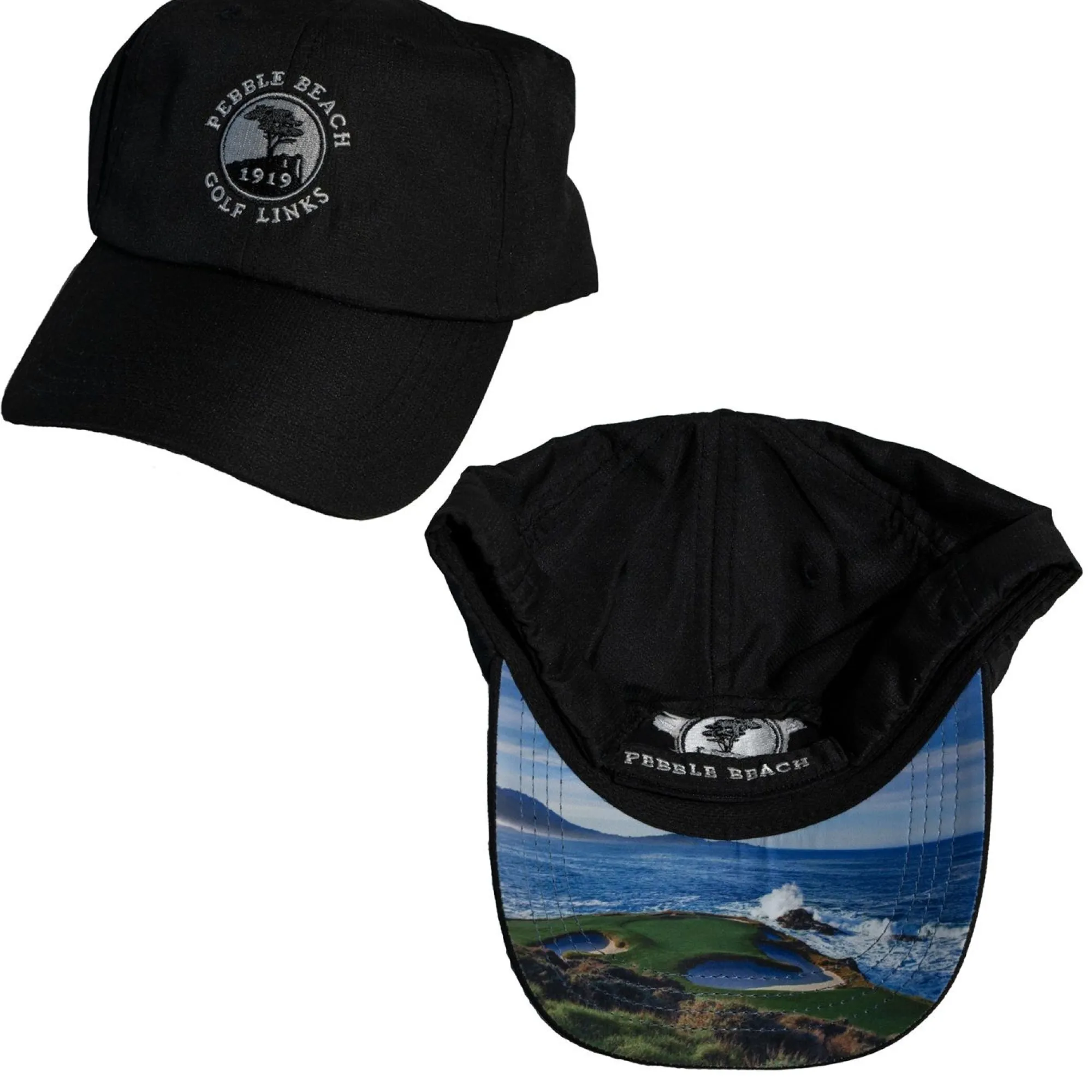 Pebble Beach 7Th Hole Picture Brim Hat By Antigua Sale