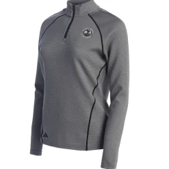 Pebble Beach Women's 1/4 Zip Knit Pullover By Adidas Clearance