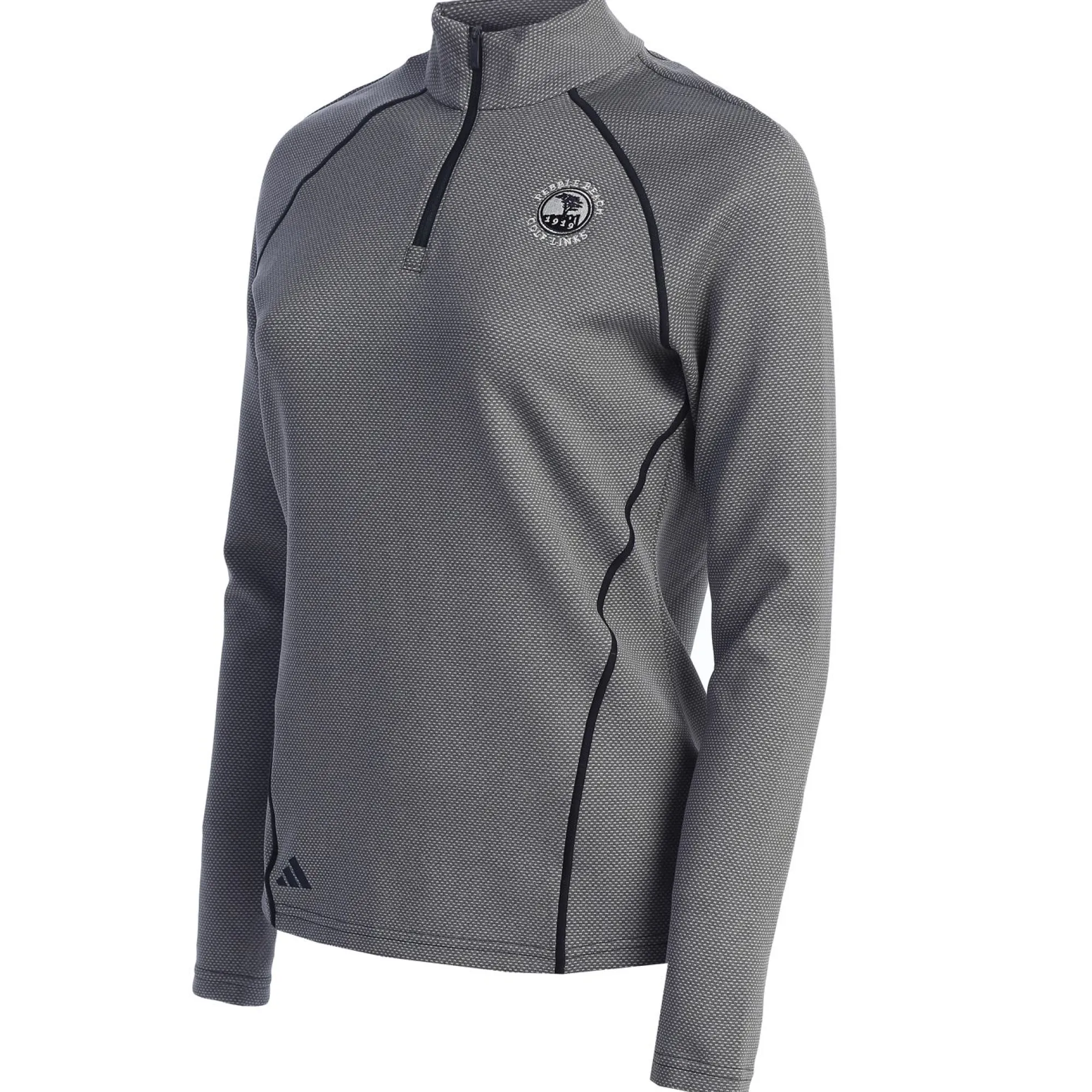 Pebble Beach Women's 1/4 Zip Knit Pullover By Adidas Clearance