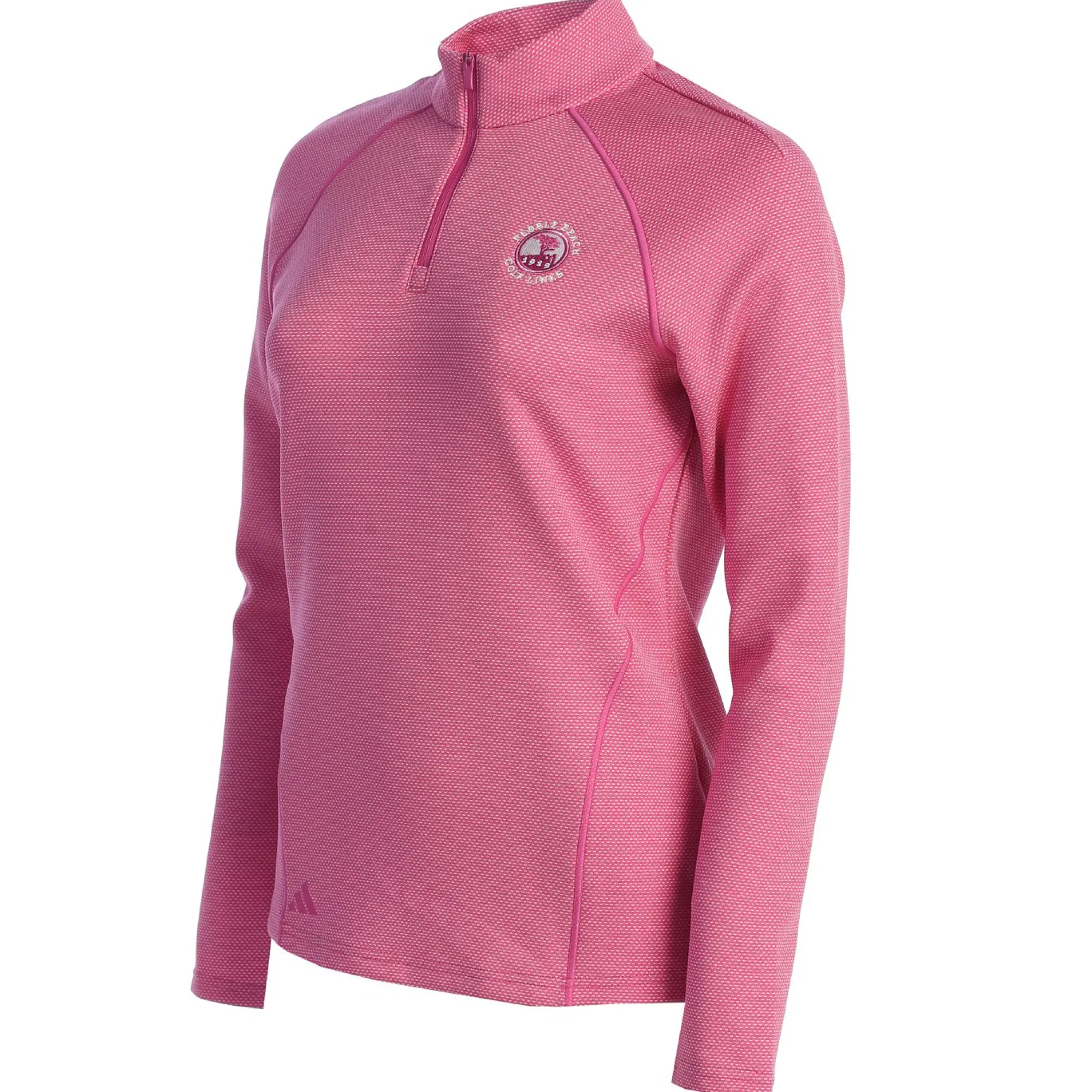 Pebble Beach Women's 1/4 Zip Knit Pullover By Adidas Clearance