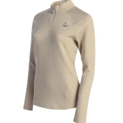 Pebble Beach Women's 1/4 Zip Knit Pullover By Adidas Clearance