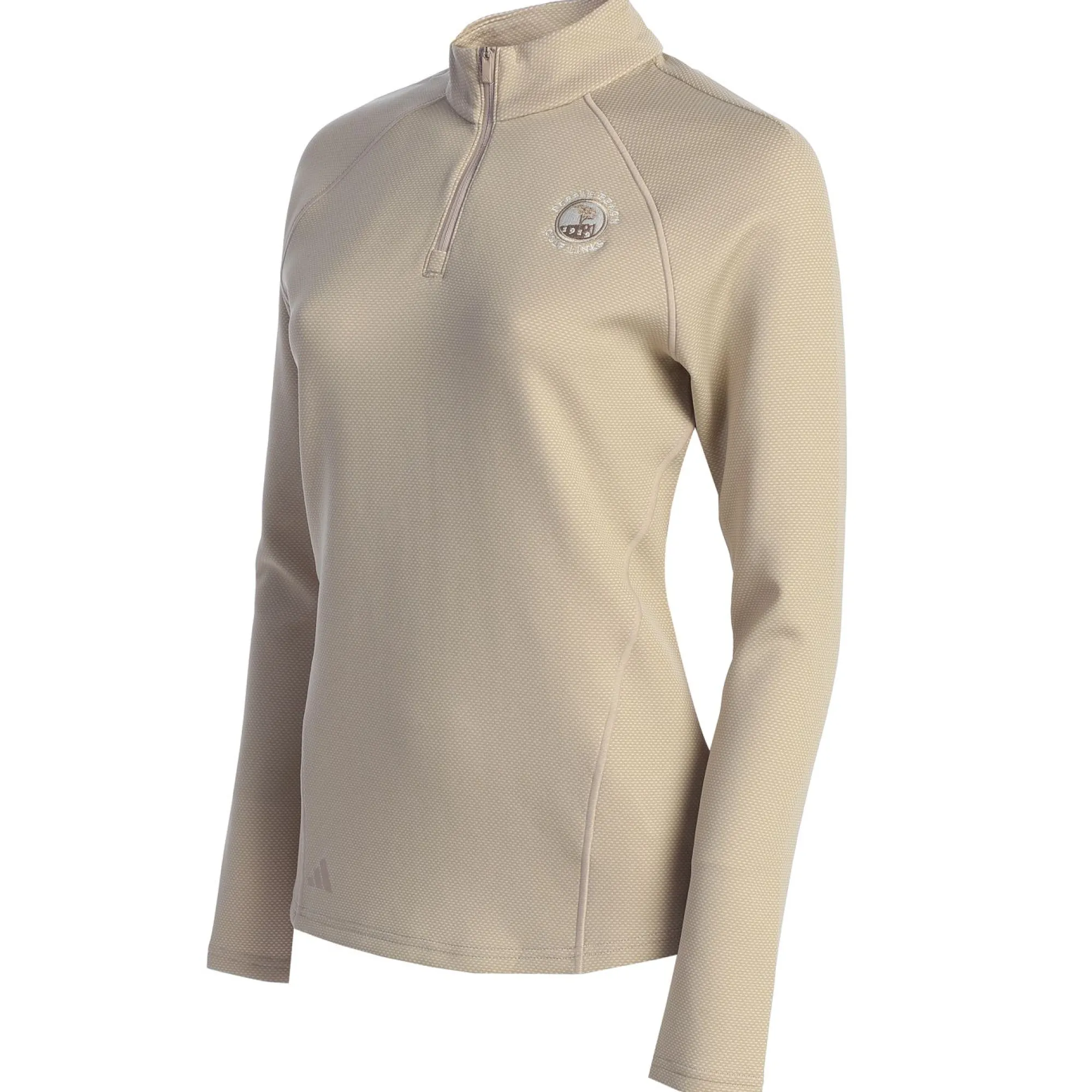Pebble Beach Women's 1/4 Zip Knit Pullover By Adidas Clearance