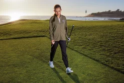 Pebble Beach Women's Textured Full Zip Jacket By Adidas Online