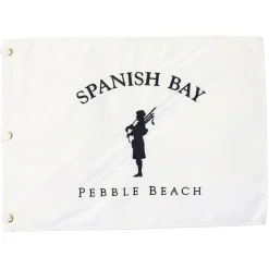 Pebble Beach Spanish Bay Bagpiper Pin Flag Discount