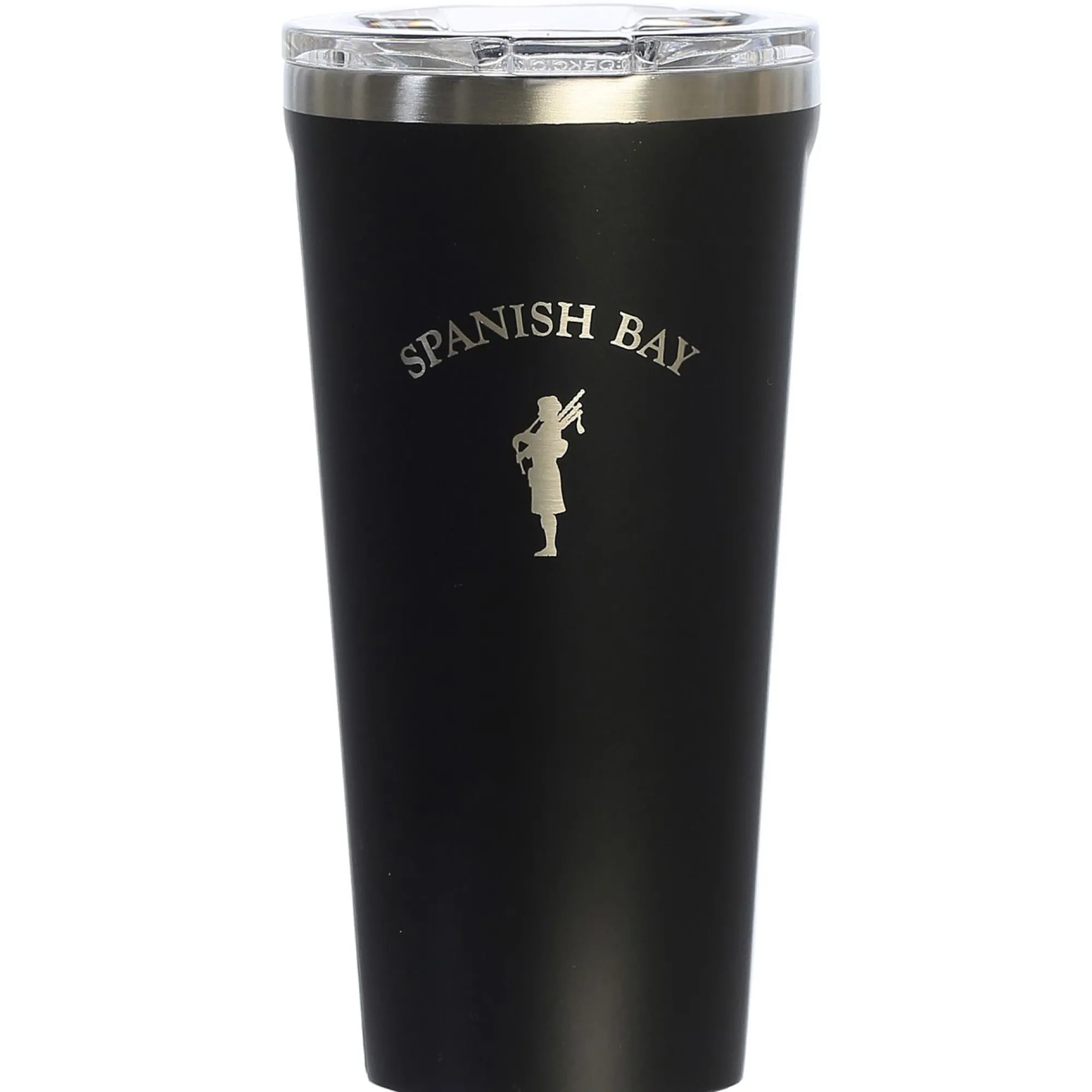Pebble Beach Spanish Bay Matte Black 16Oz Tumbler With Lid By Corkcicle New